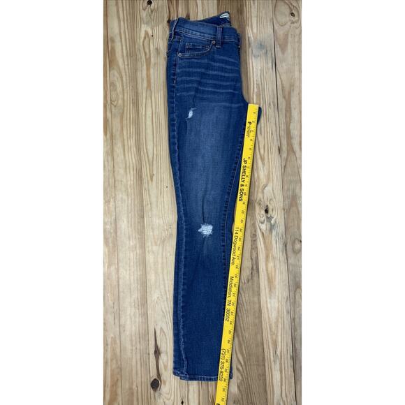 Old Navy Jeans Womens Size 2 The Sweetheart Destressed Curvy Regular Fit Stretch - Picture 6 of 6